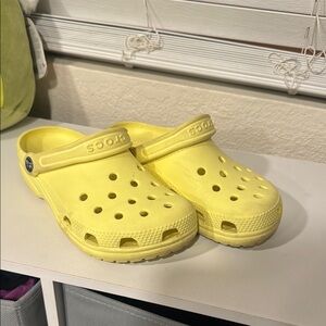 Yellow crocs